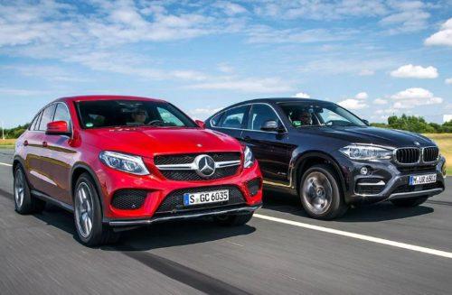 Comparison of Mercedes-Benz GLE Coupe and BMW X6