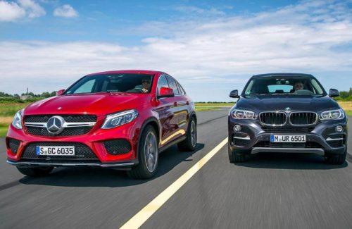 Comparison of Mercedes-Benz GLE Coupe and BMW X6